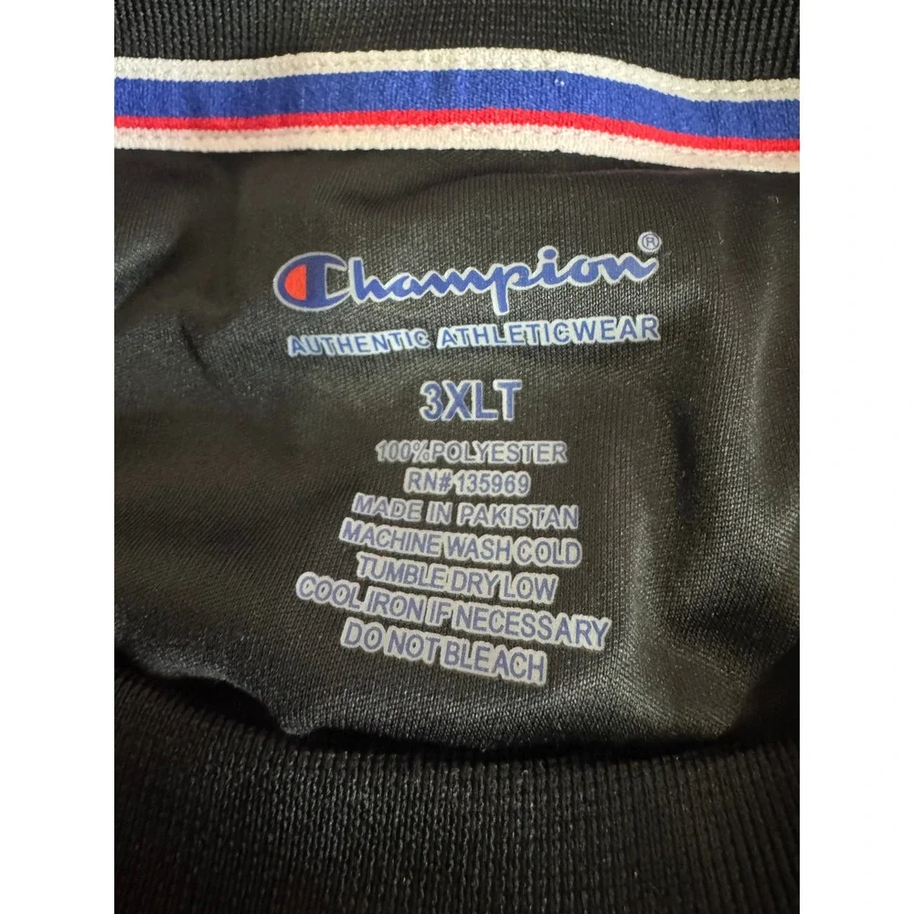 Champion Mens 3XLT Black‎ Athletic Performance T Shirt Short Sleeve - Picture 7 of 7